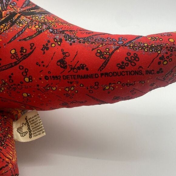 Vintage 1992 Applause Dinosaur Giants Tyrannosaurus T Rex 14" Determined Plush - Picture 4 of 4